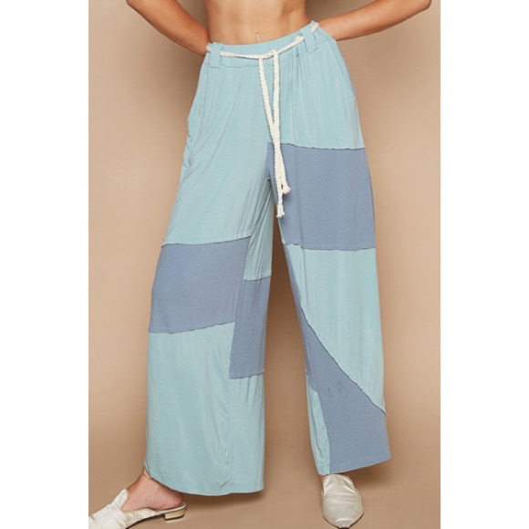 POL Jersey Adjustable Wide-Leg Pants - Picture 3 of 8